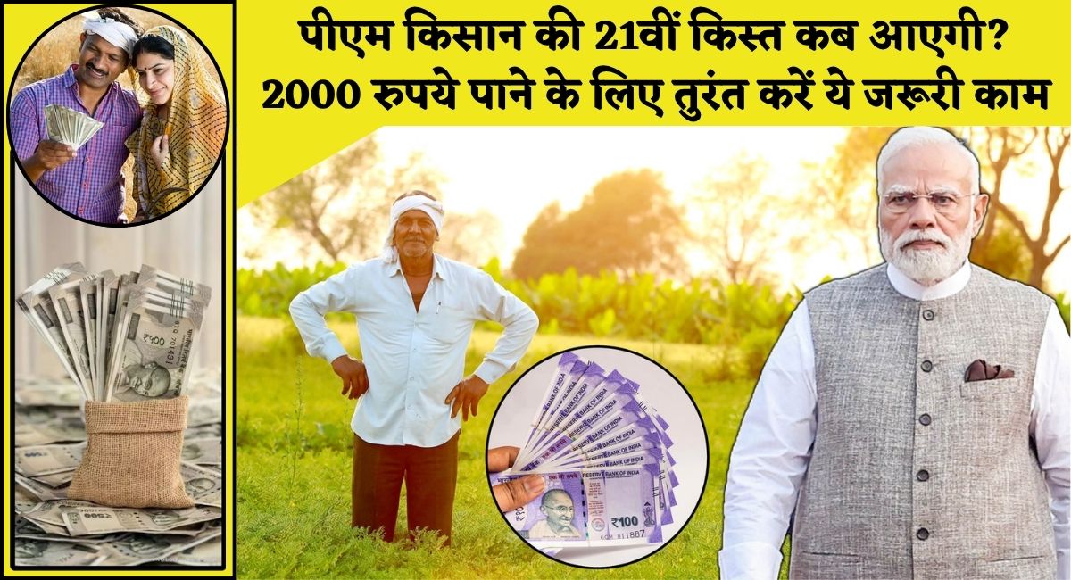 PM Kisan 21st installment : पीएम किसान की 21वीं किस्त कब आएगी? 2000 रुपये पाने के लिए तुरंत करें ये जरूरी काम