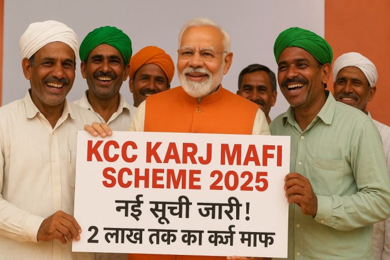 KCC Karj Mafi Scheme 2025 : नई सूची जारी! 2 लाख तक का कर्ज माफ, किसानों के चेहरे खिल उठे!