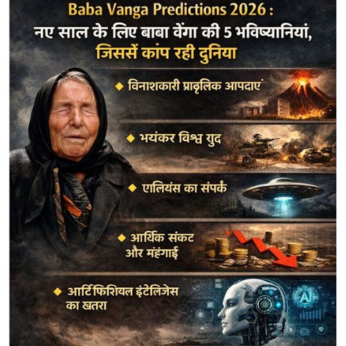 Baba Vanga Predictions 2026 : नए साल के लिए बाबा वेंगा की 5 भविष्यवाणियां, जिससे कांप रही दुनिया