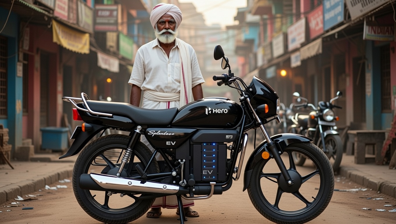 Hero Splendor EV Bike : 390 किलोमीटर माइलेज के साथ सबसे सस्ते दामों में सिर्फ ₹41,999 में